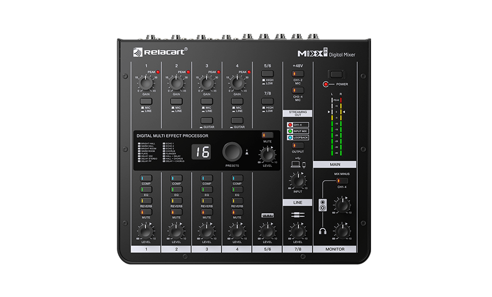 DIGITAL MIXER RELACART MIXX 8.6DIGITAL MIXER